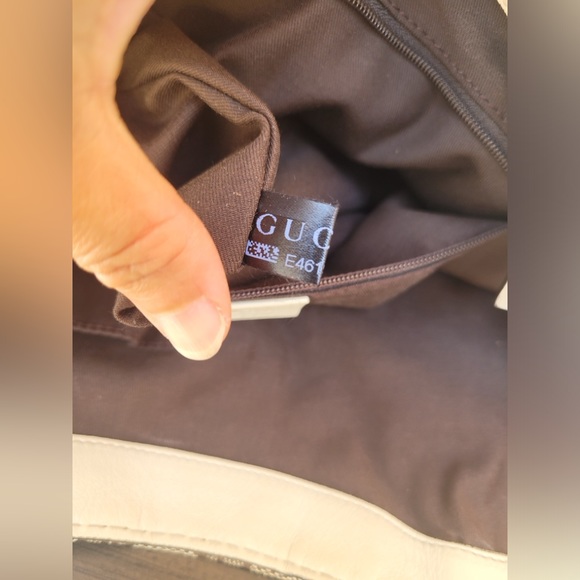 GUCCI Beige Web Tote Bag - Picture 12 of 16